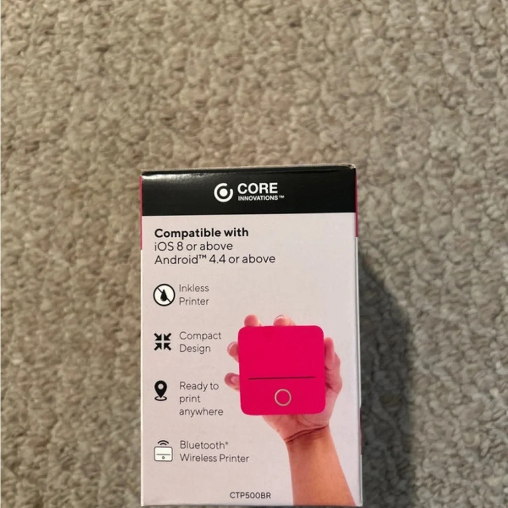 Pink Bluetooth Printer